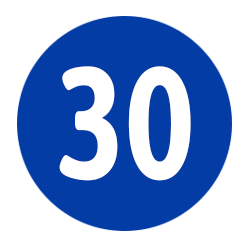 panneau de circulation 30